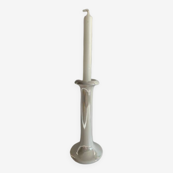 Danish design iridescent white candle holder