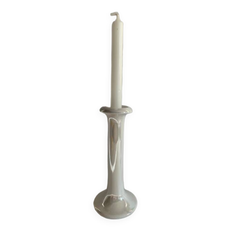 Danish design iridescent white candle holder