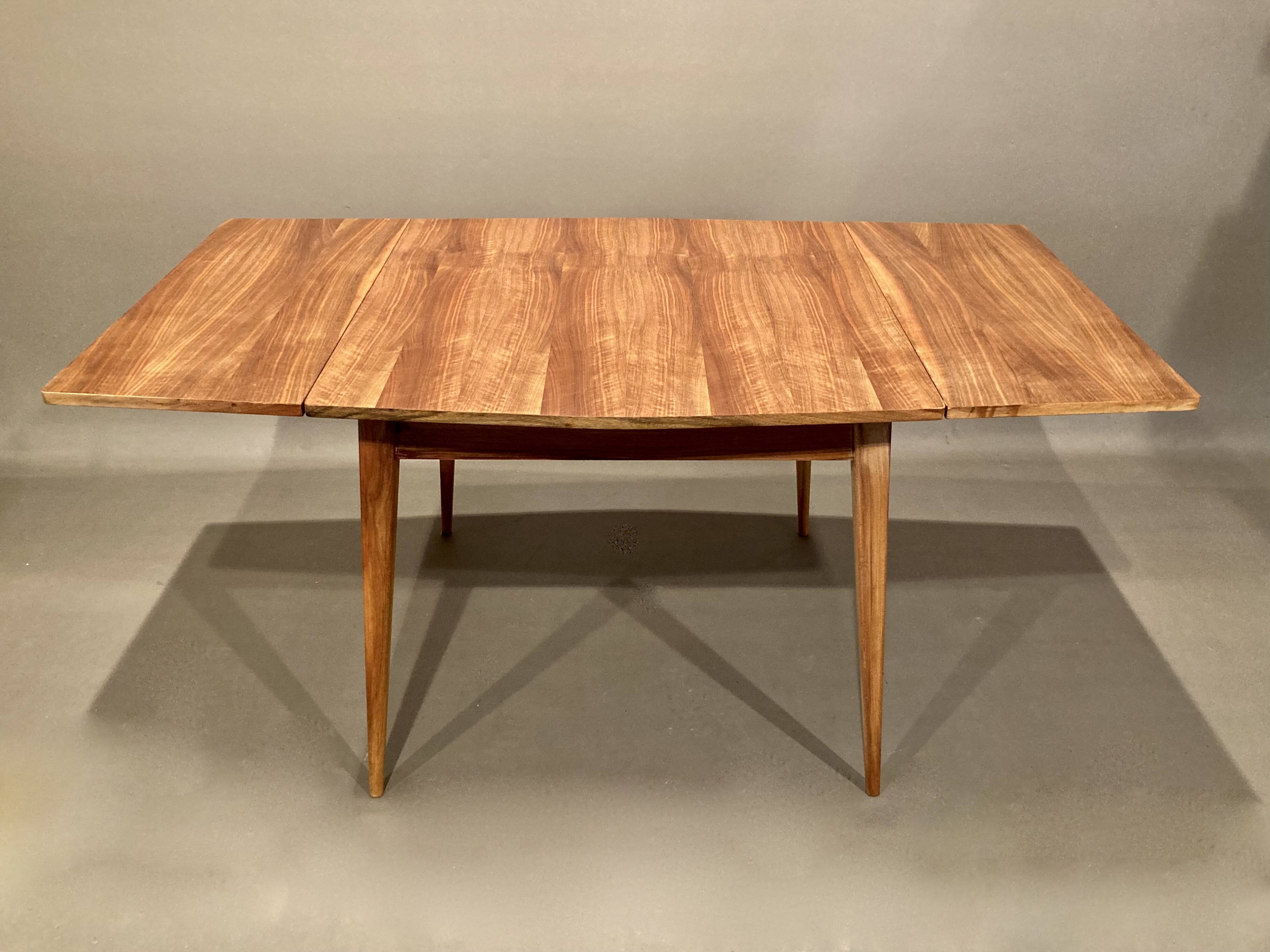 Scandinavian extendable teak table, 1950