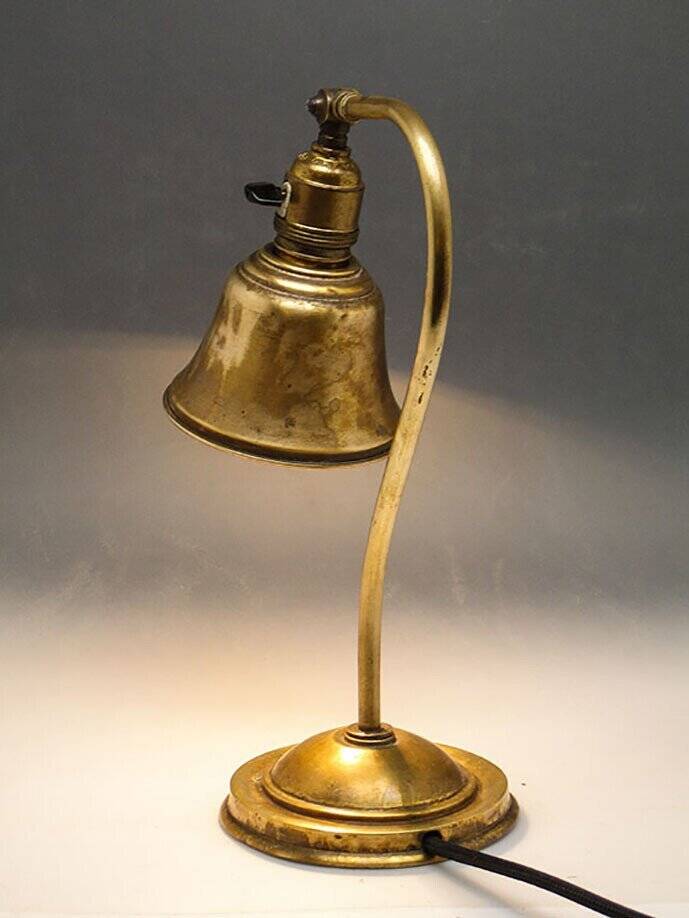 20th century art nouveau bedside table lamp, 1890s