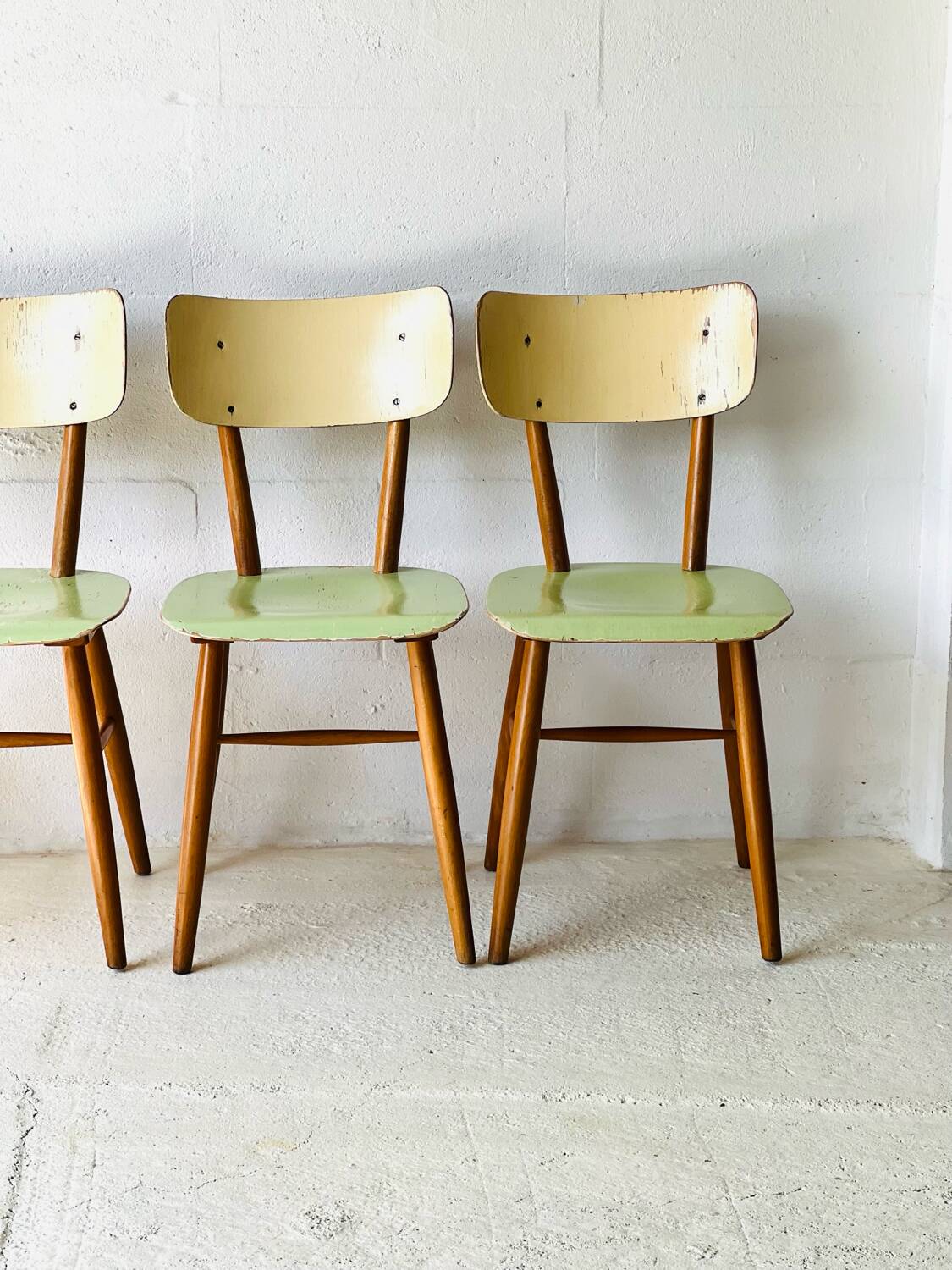 Chaises Bistro Ton, 1960,