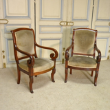 Pair of armchairs