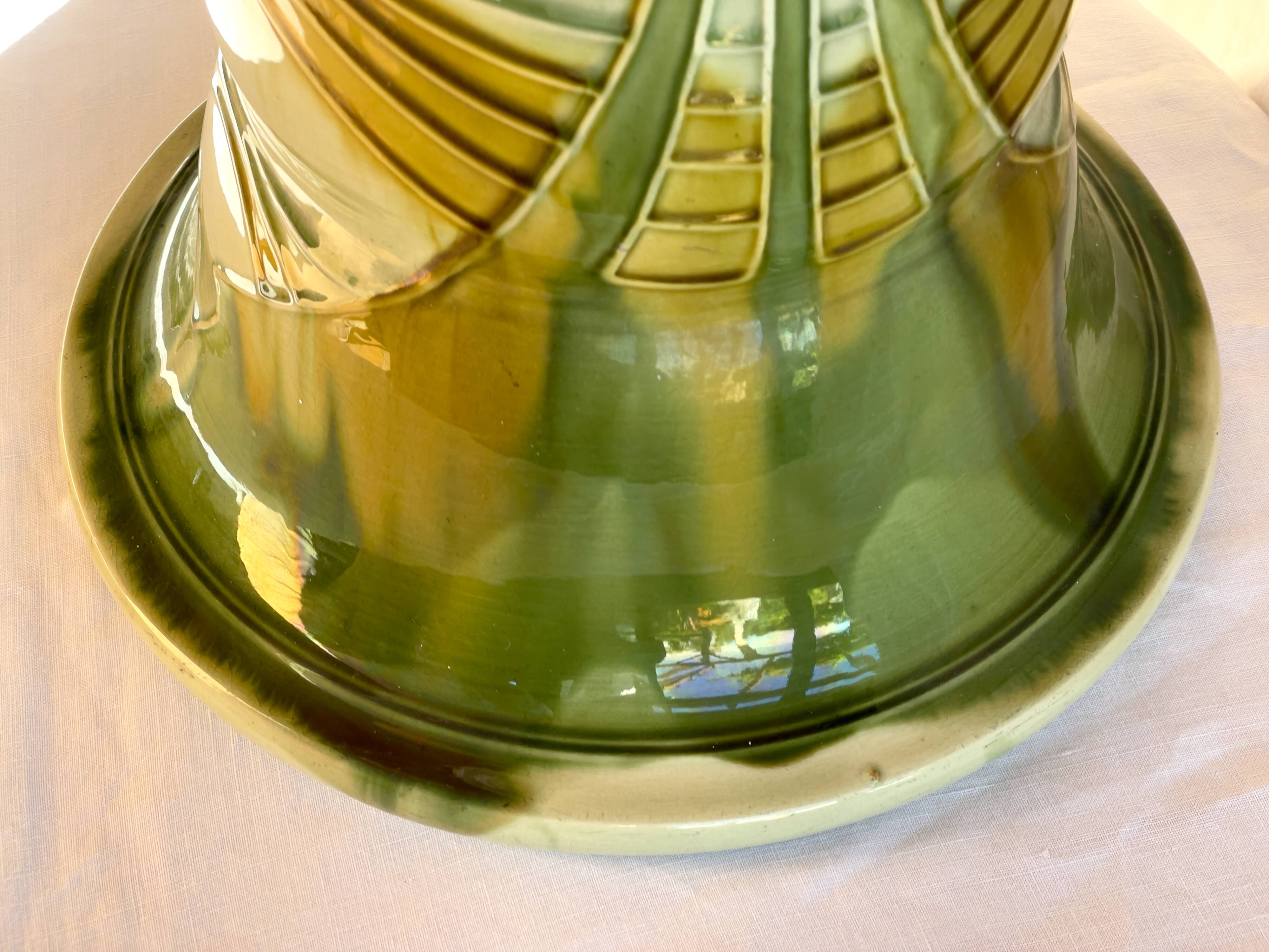 Art Nouveau column 1903 - Minton UK factory, slip-cast ceramic.