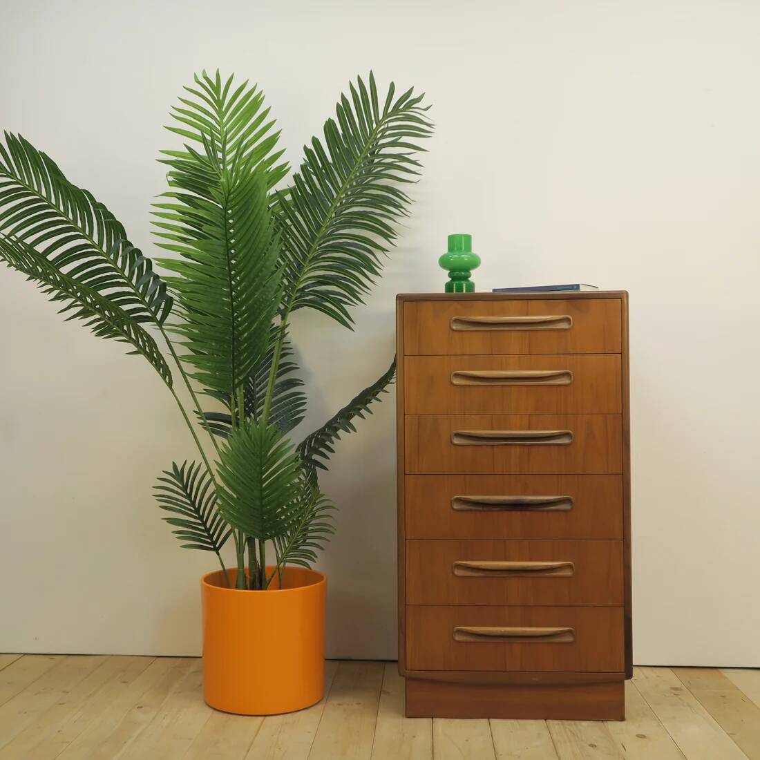 High chest of drawers "Fresco" by Victor B. Wilkins for G-Plan, teak, England 1960