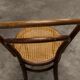 Chaise bistrot bois courbé 1900 cannage