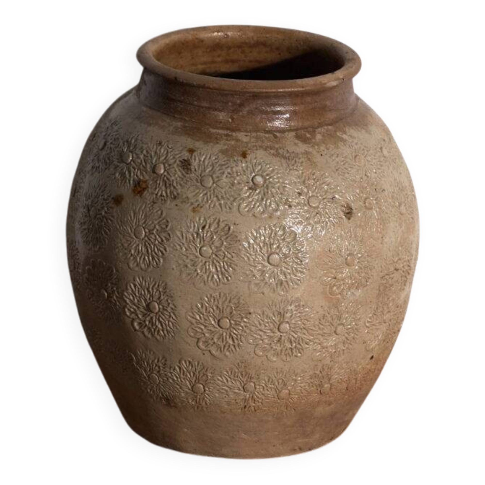 Ancient Chinese glazed stoneware vase – China, circa 1900