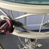 Art Nouveau style iron console