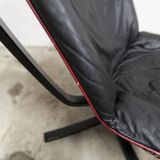 Set of armchair + ottoman viking p97 by Sigurd Russell for Poltrona Frau