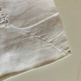 Pair of 19th century trousseau pillowcases in Louis Philippe linen thread