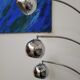 Floor lamp "Lily of the valley" by G. Reggiani in chromed metal 70s