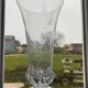 Daum vase, crystal blown and worked hot