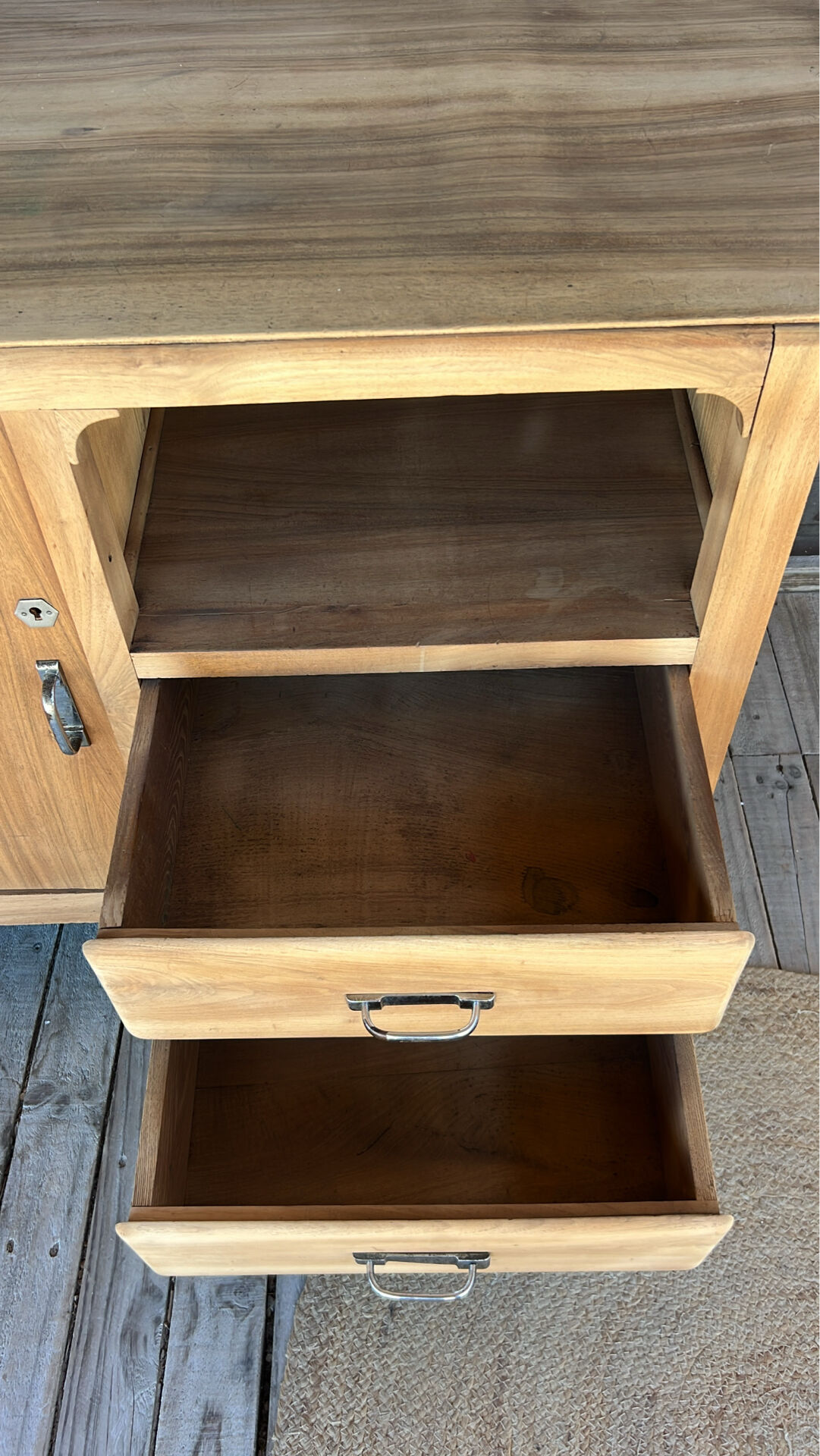 Art Deco wooden chest of drawers