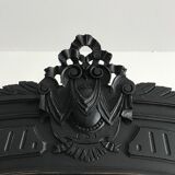 Black and wood showcase