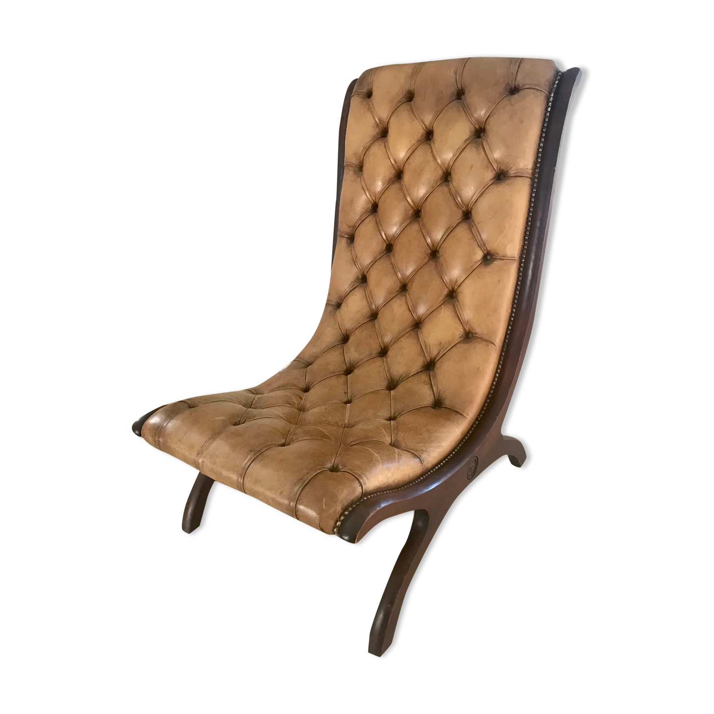 Chesterfield leather chair