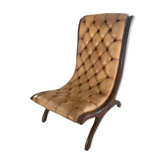 Chesterfield leather chair