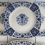 6 assiettes anciennes en faïence Terre de Fer Gien
