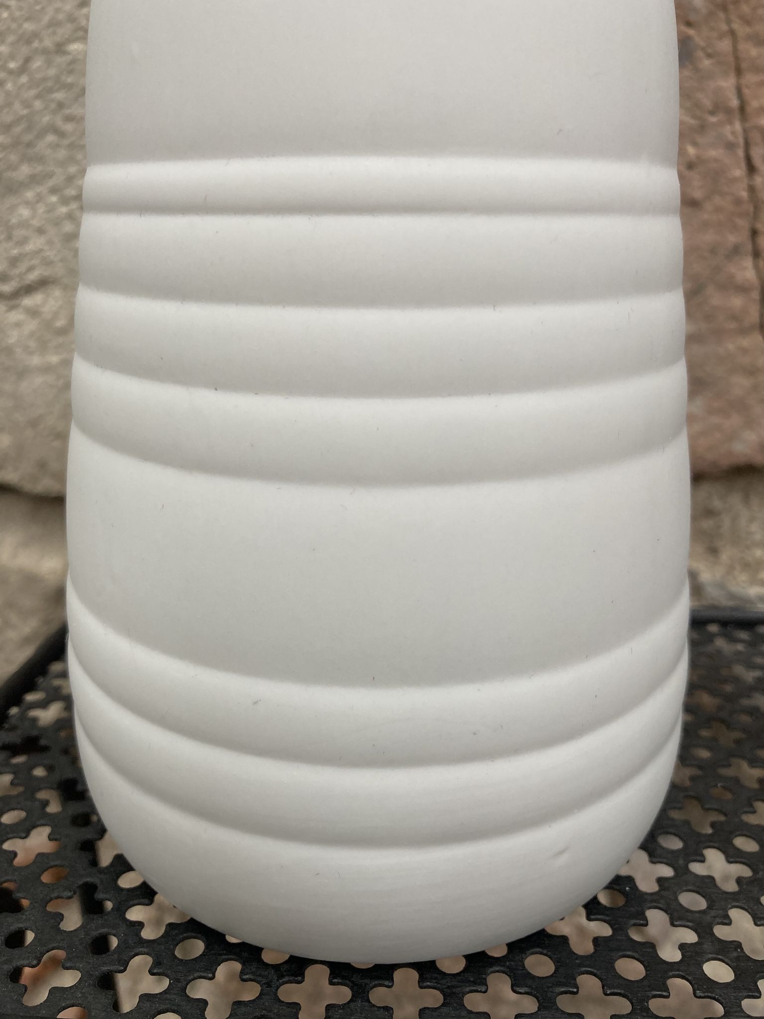 Porcelain biscuit vase