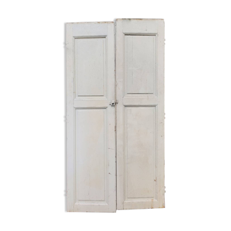 Pair of antique cupboard doors