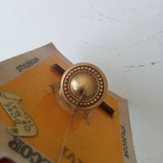 Vintage furniture knob in Louis XVI style, gilded with fine gold.