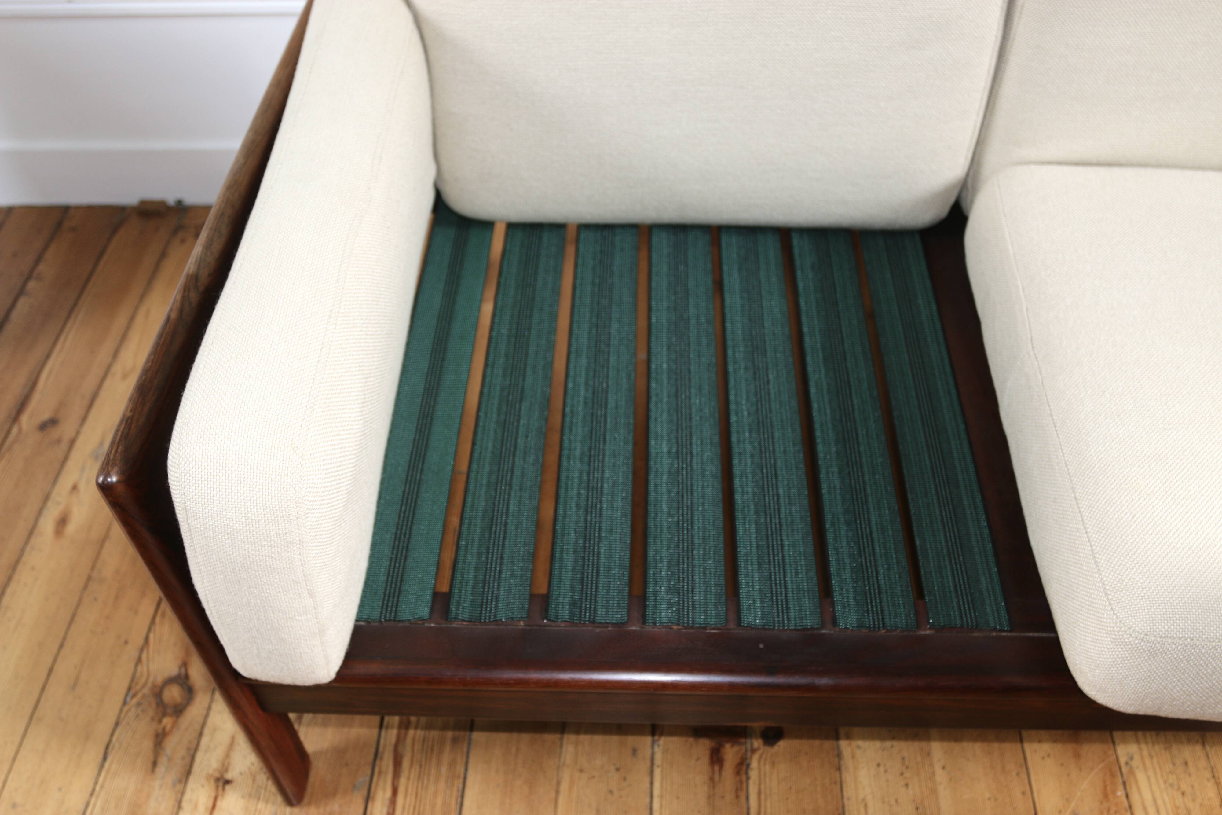Vintage Danish Scandinavian bench in Rio rosewood, 1960