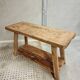 Old workbench work table bathroom furniture side table 55 x 137 cm