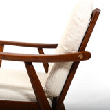 GE-270 Teak Easychair by Hans J. Wegner for Getama