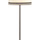 Art Deco floor lamp, 1930s, nickel-plated steel