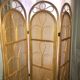 Vintage screen 1970 cane and bamboo