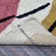 Handmade traditional Beni Ouarain rug, colourful, 150/250 cm.