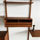 A wall unit with 4 compartments by Poul Cadovius, Denmark, 1960s.