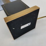 Lamp neoclassical a golden column the Dolphin Olympus