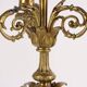 Antique candelabrum in bronze and black marble, Europe, 19th century.