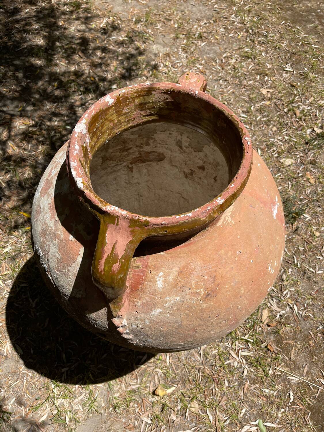 Terracotta pottery jar