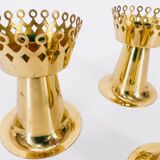 3 Hans-Agne Jakobsson L159 candlesticks - 1960