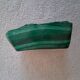 Cendrier en bloc de malachite solide vintage / Vide-Poche — Géométrique lourd de 1,34 kg