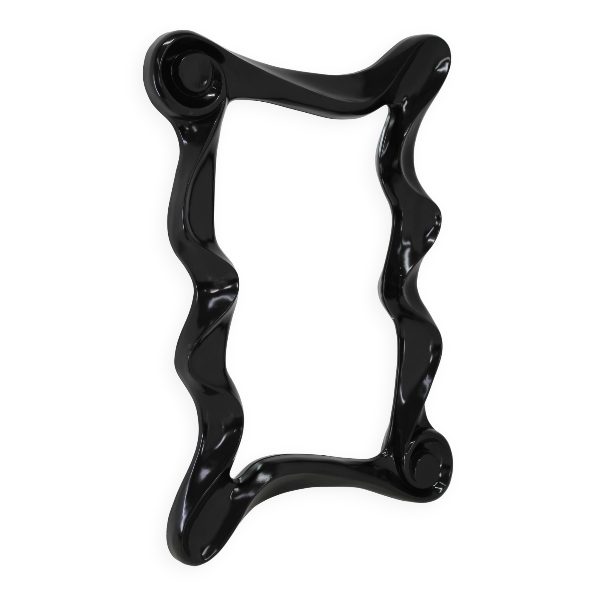 Grand miroir mural en fibre de verre des années 1980, Italie