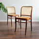 Ensemble de 2 chaises par Josef Hoffmann pour TON, modèle 811, années 1970
