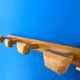 Porte manteau en bois style internat