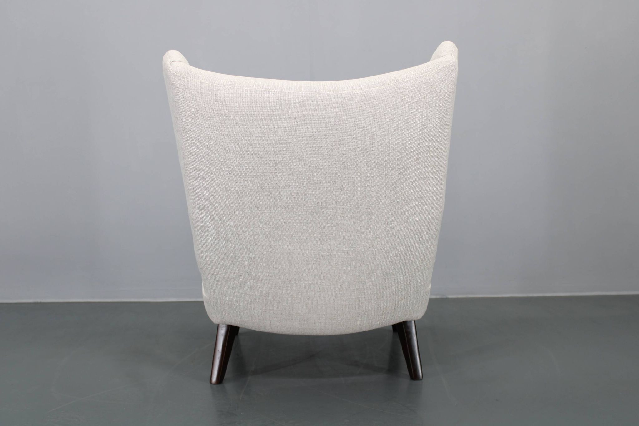 1950s Restored Wing Chair , Czechoslovakia