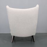 1950s Restored Wing Chair , Czechoslovakia