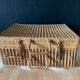 Wicker suitcase
