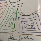 Numbered Jean Cocteau screen print