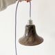 Paire de baladeuses globe opaline violet vintage
