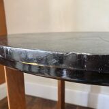 Round table or art deco pedestal table 1930