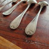 Christofle - 5 table spoons model Marot Bérain in silver-plated metal