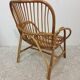 Vintage rattan armchair