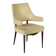 Chaise en bois Italie 1950s