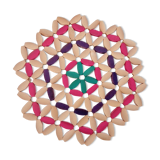 Colored wooden bead trivia