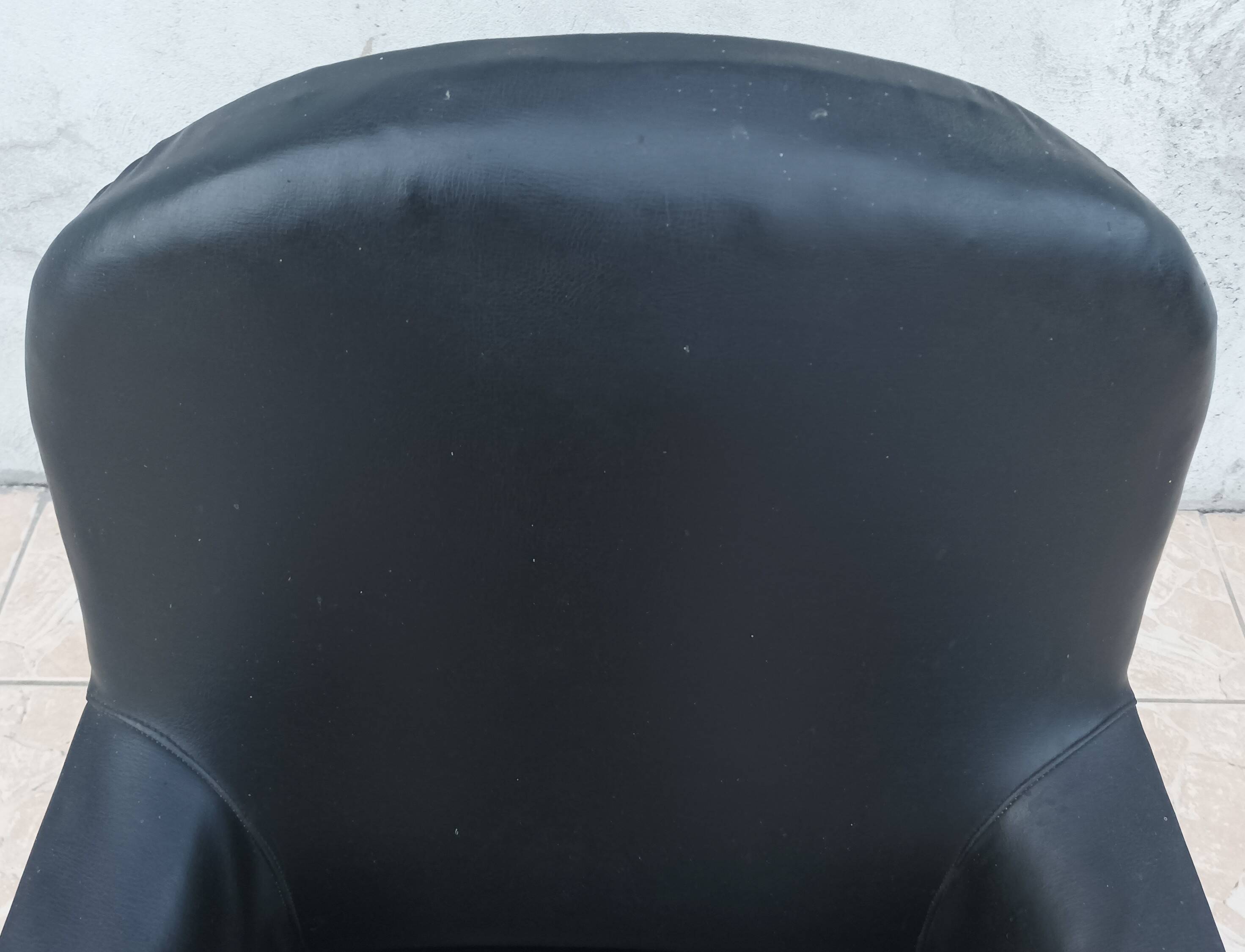 Art Deco period leather armchair