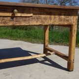 Restored solid oak farmhouse table